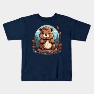 Beaver gift ideas Kids T-Shirt